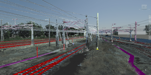 Point Cloud to Railway BIM model• (2016)